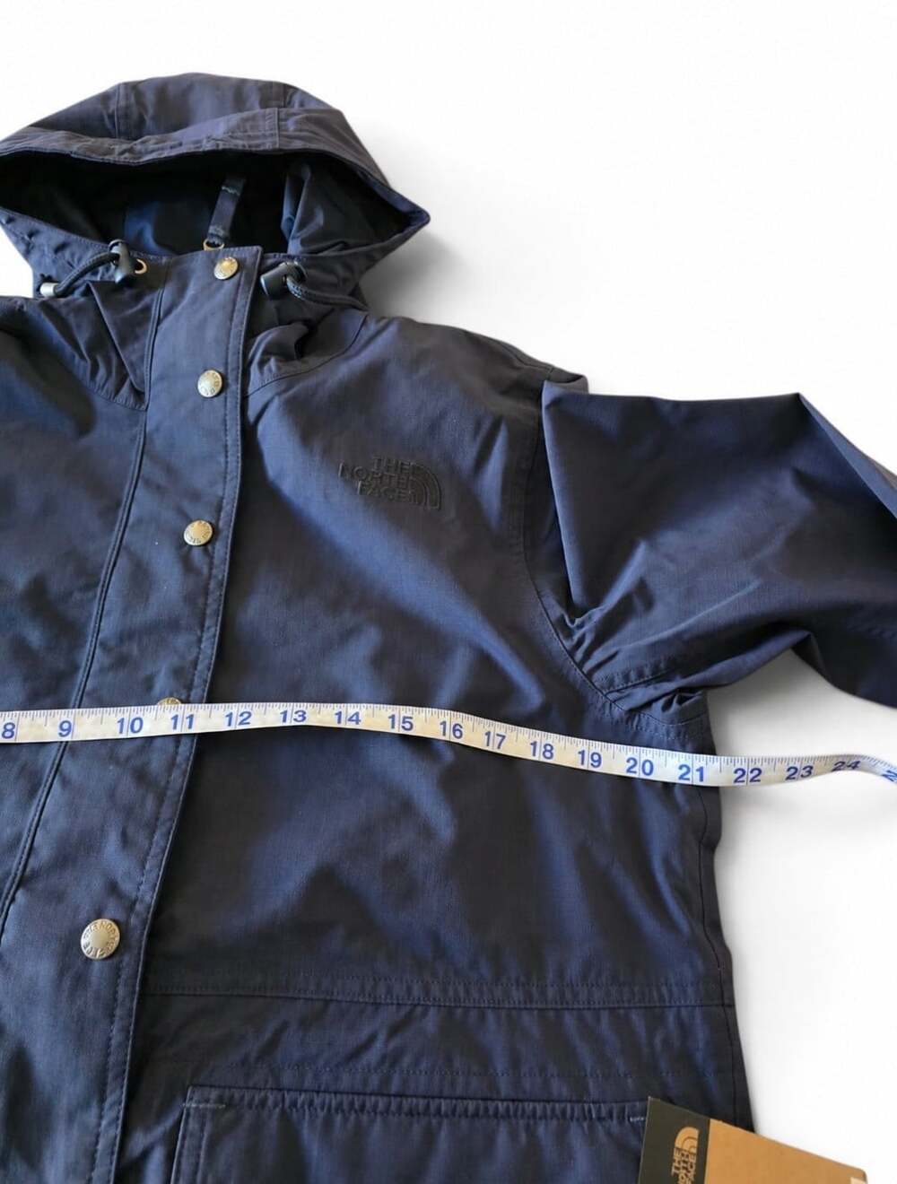 The North Face Keppler Rain Jacket Women L Summit Navy Hooded NWT - Picture 16 of 16